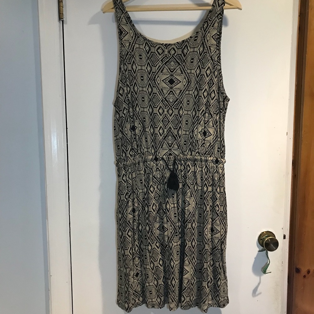Lucky Brand Drawstring Dress with POCKETS